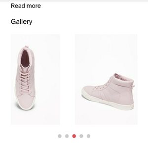 Old Navy Lilac hi-top sneakers